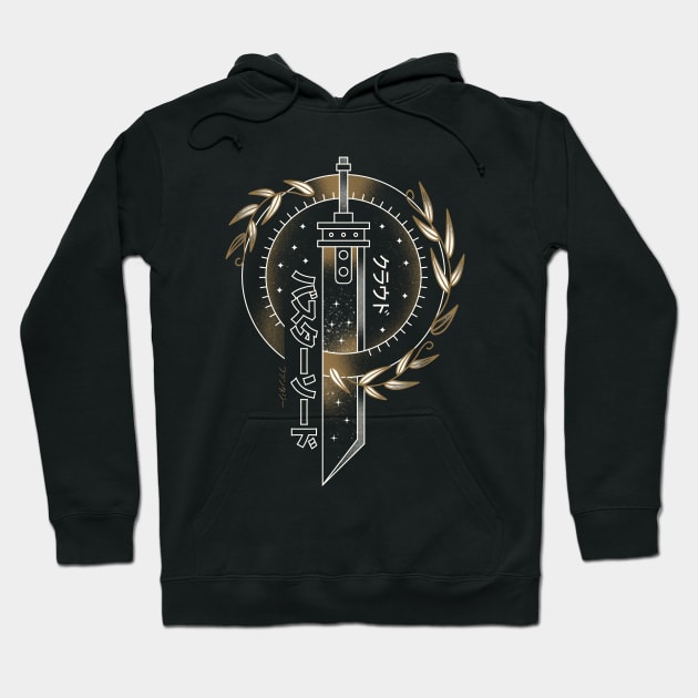 Buster Sword Tattoo Hoodie by Lagelantee